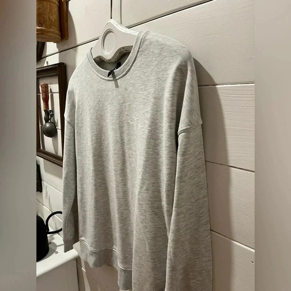 🩶 LAZYPANTS Grey Crewneck Sweatshirt – Size S - Picture 9 of 10